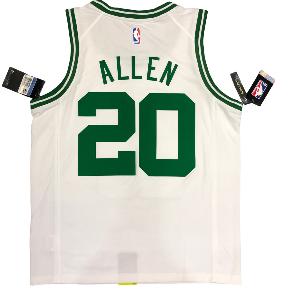 Regata NBA Boston Celtics Retrô Nike Authentic Allen 20 - Branca