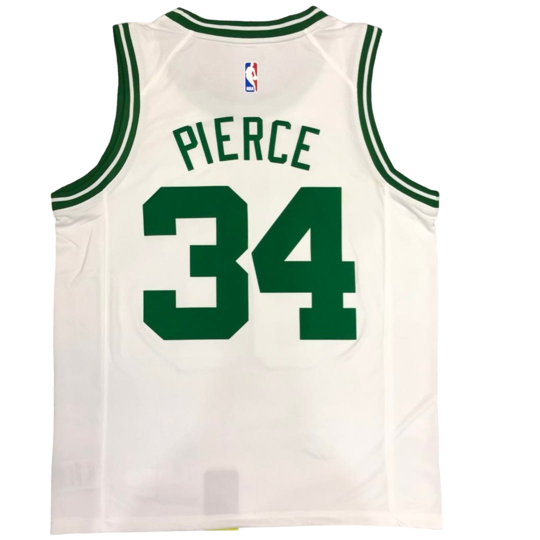 Regata NBA Boston Celtics Retrô Nike Authentic Pierce 34 - Branca