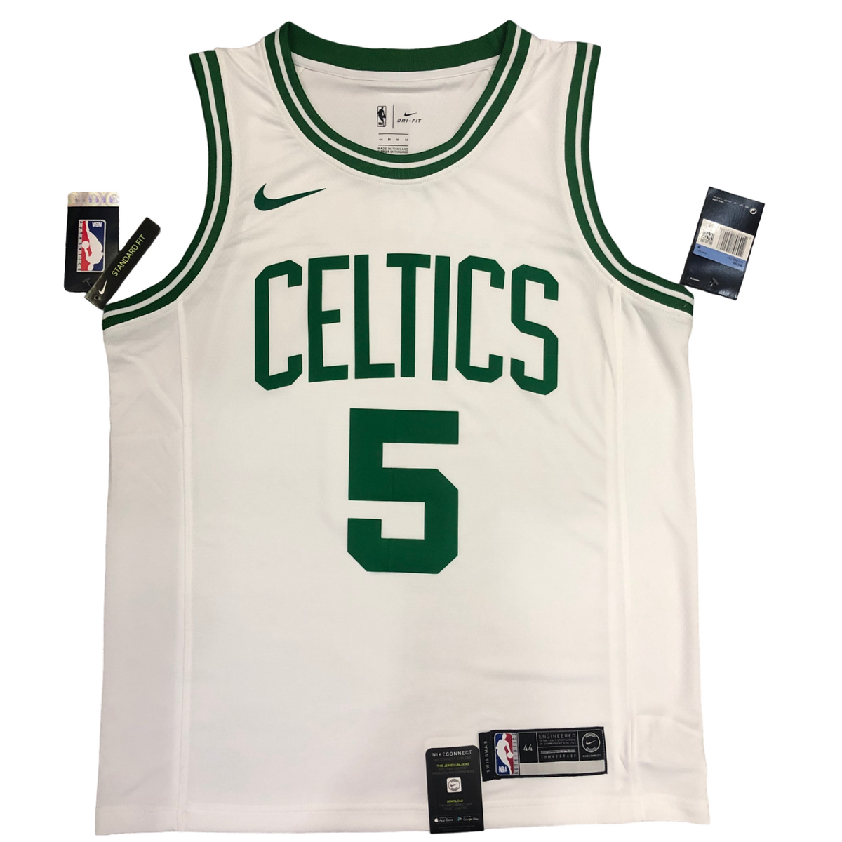 Regata NBA Boston Celtics Retrô Nike Authentic Garnett 5 - Branca