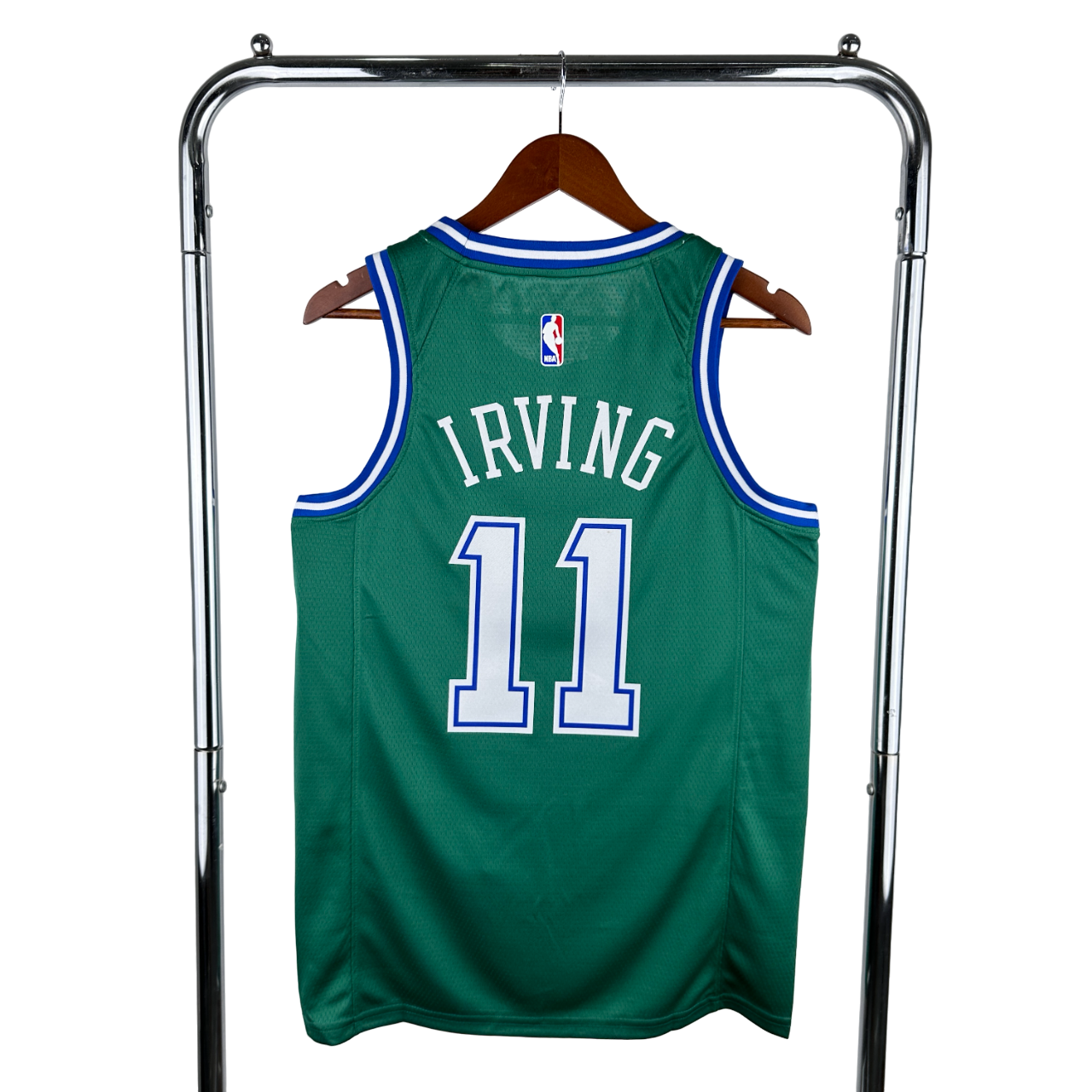 Regata NBA Dallas Mavericks Retrô Nike Authentic Irving 11 - Verde
