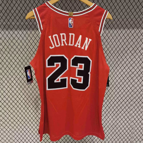 Regata NBA Chicago Bulls 75º Aniversário Nike Authentic Jordan 23 - Vermelha