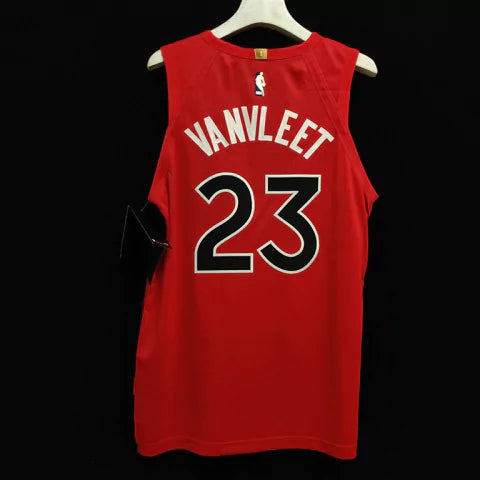 Regata NBA Toronto Raptors City Edition 20/21 Nike Authentic VanVleet 23 - Vermelha