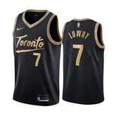 Regata NBA Toronto Raptors City Edition 20/21 Nike Swingman Authentic Lowry 7 - Preta