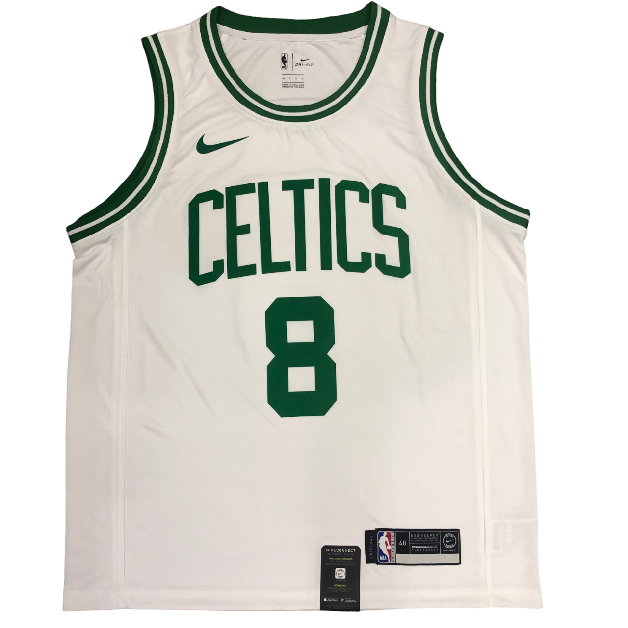 Regata NBA Boston Celtics Retrô Nike Authentic Walker 8 - Branca