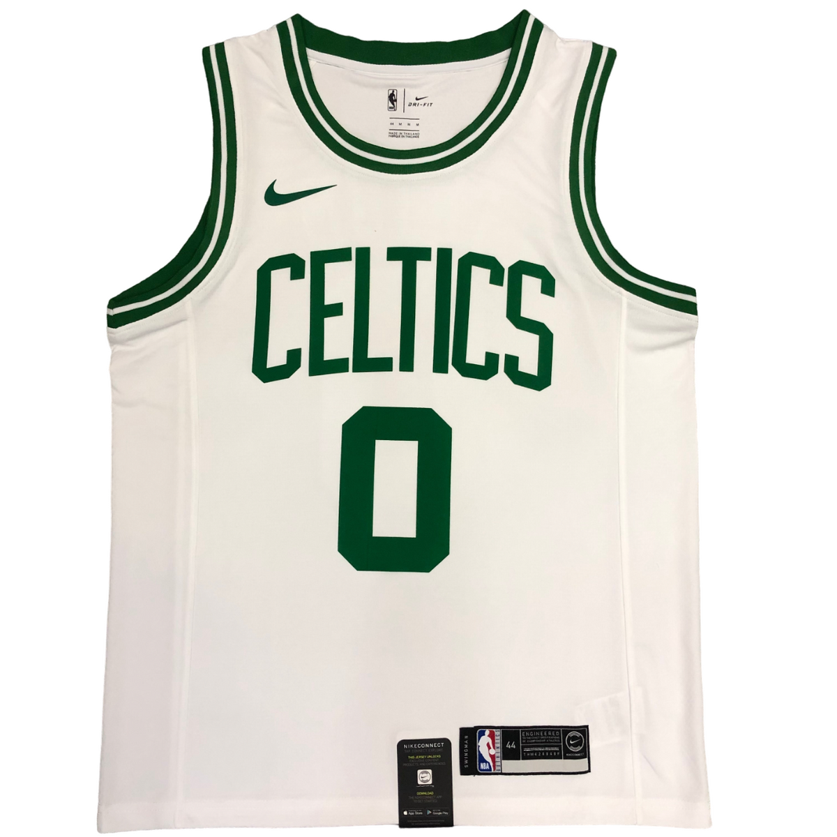 Regata NBA Boston Celtics Retrô Nike Authentic Tatum 0 - Branca